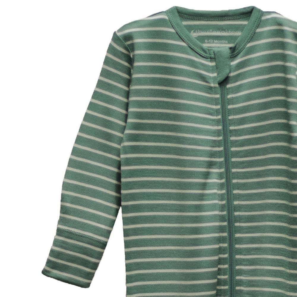 The Sleep Store Jersey New Zealand Merino Wool Footed Zipsuit - Newborn - 6-12 months