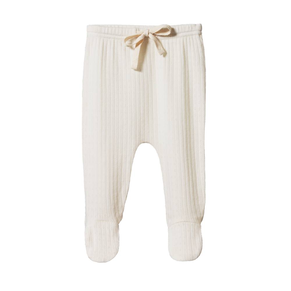 Nature Baby Pointelle Footed Pants