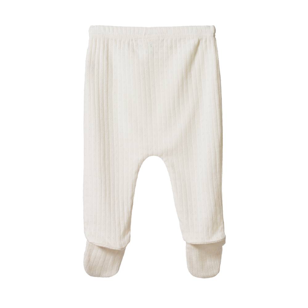 Nature Baby Pointelle Footed Pants