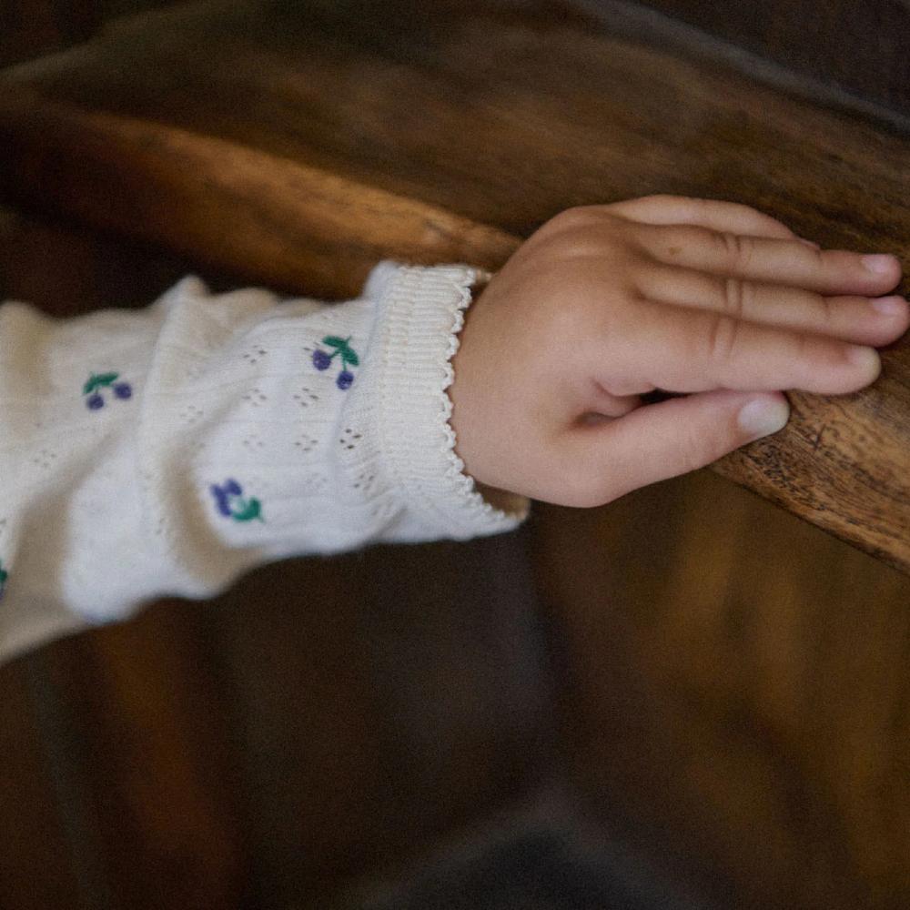 Nature Baby Pointelle Long Sleeve Bodysuit