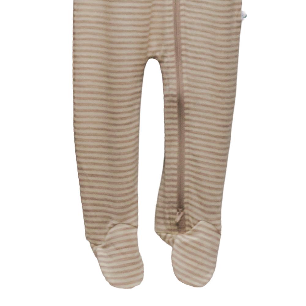 The Sleep Store Jersey New Zealand Merino Wool Footed Zipsuit - Prem