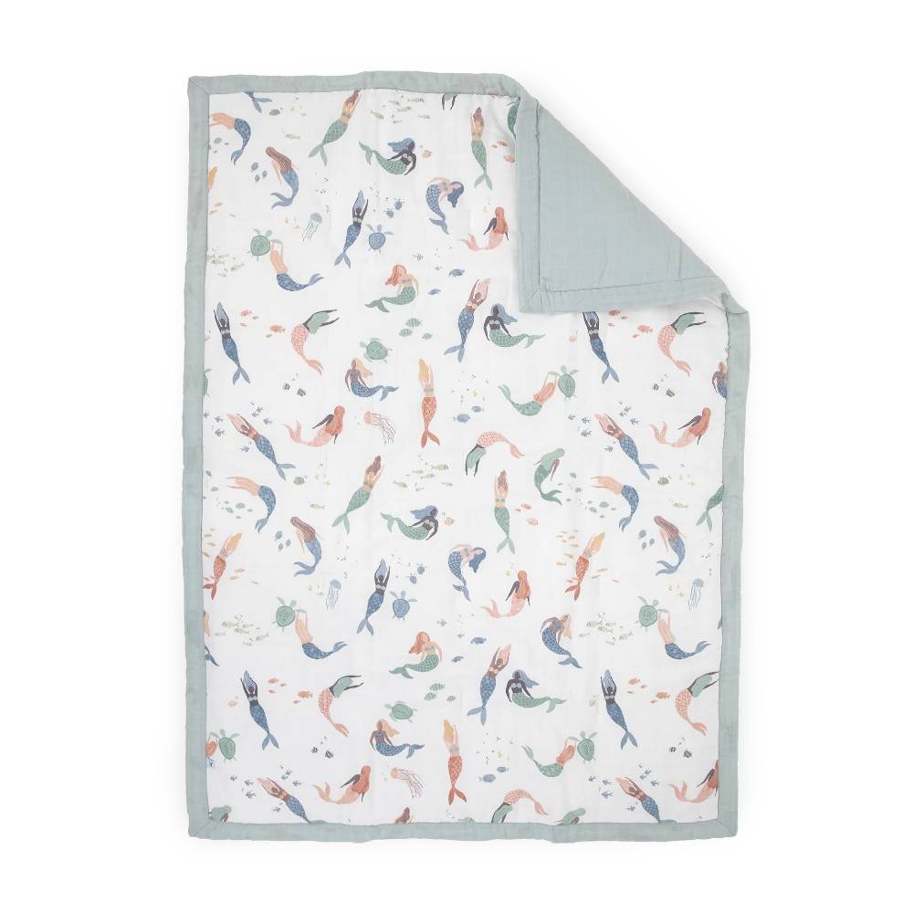 Muslin Bedding Set (Cot sheet, comforter + pillowcase) - Clearance