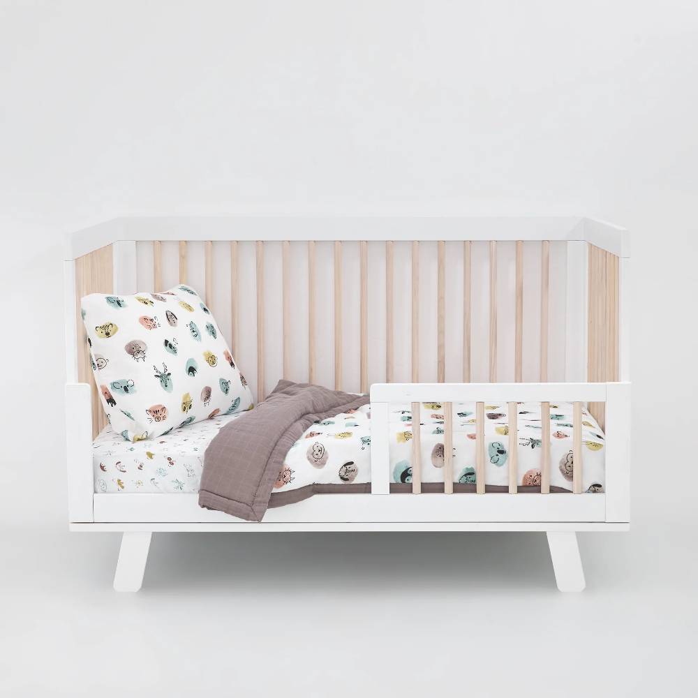 Muslin Bedding Set (Cot sheet, comforter + pillowcase) - Clearance
