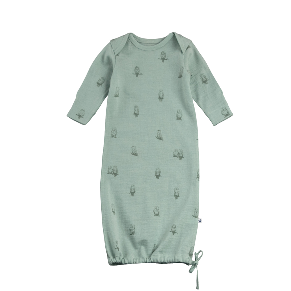 The Sleep Store Jersey NZ Merino Drawstring Baby Gown