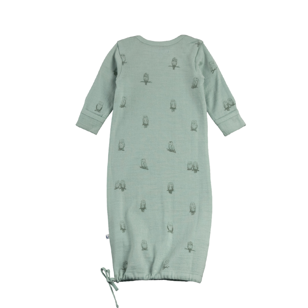 The Sleep Store Jersey NZ Merino Drawstring Baby Gown