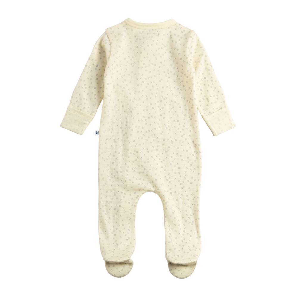 The Sleep Store Jersey NZ Merino Print Footed Zipsuit