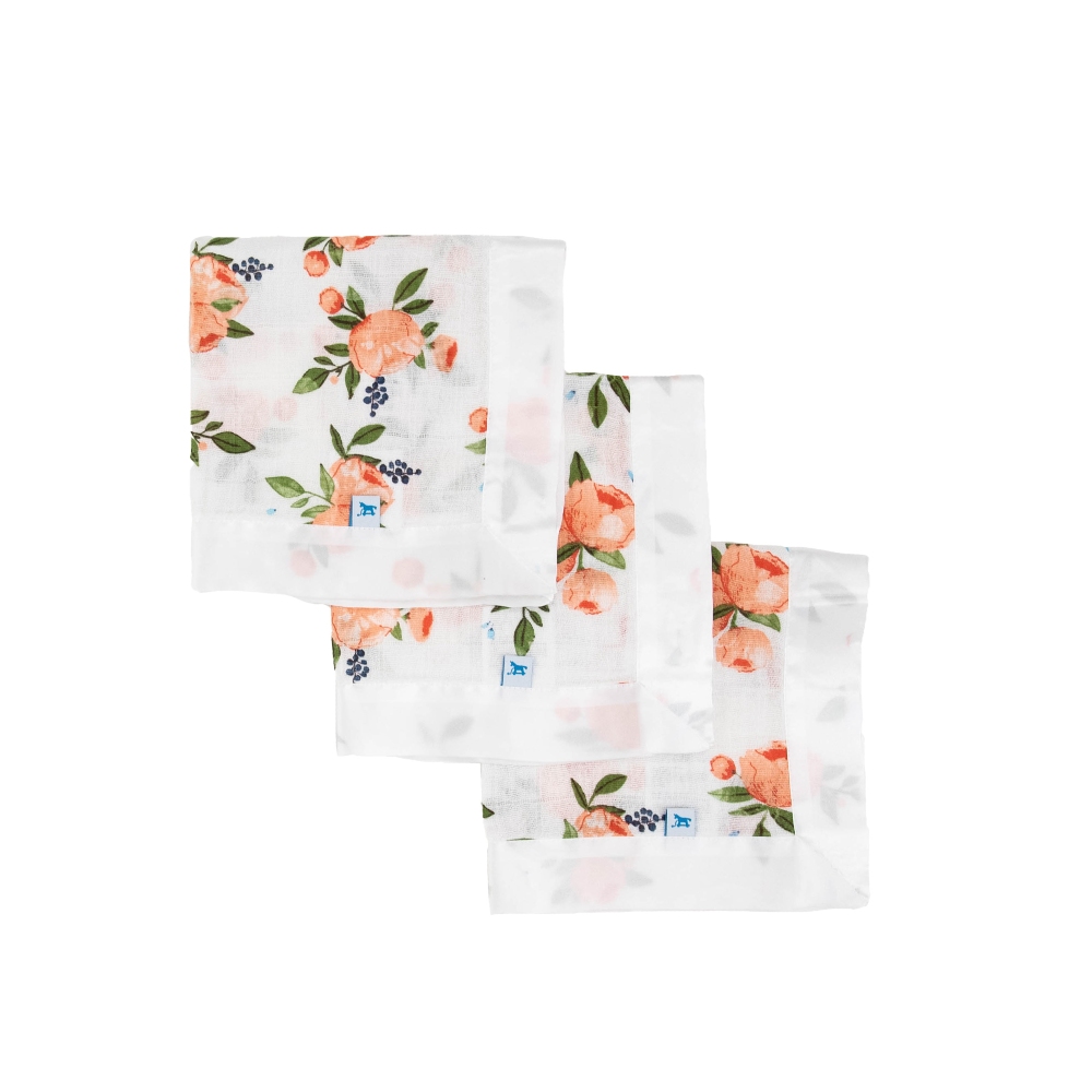 Little Unicorn Cotton Muslin Security Blanket 3pk
