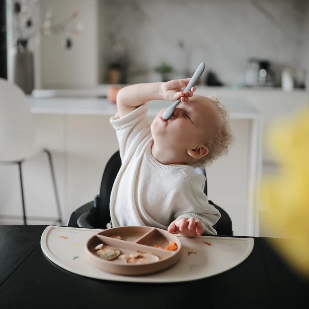 Mushie Silicone Feeding Spoons 2pk