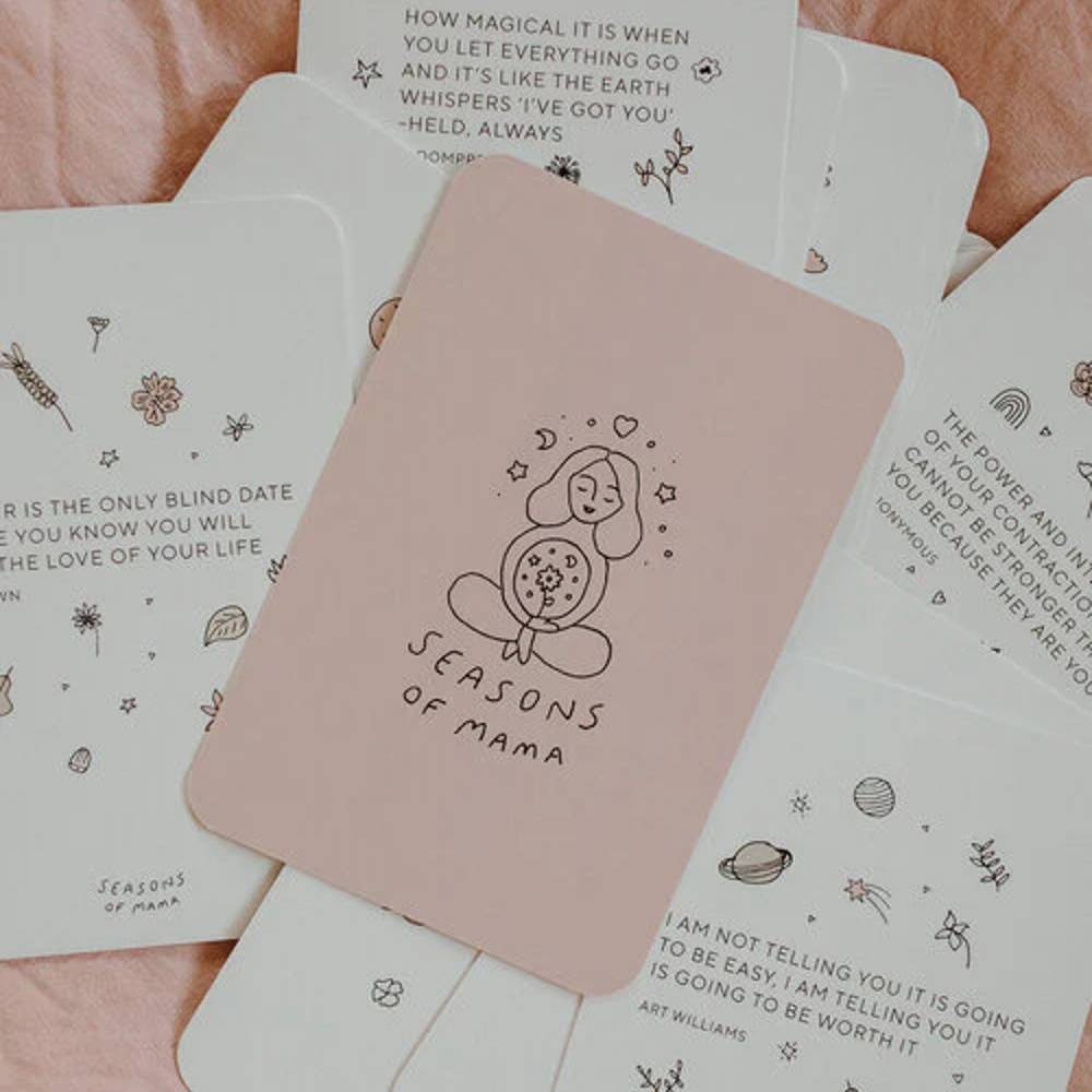 Seasons of Mama Pregnancy & Birth Affirmation Cards