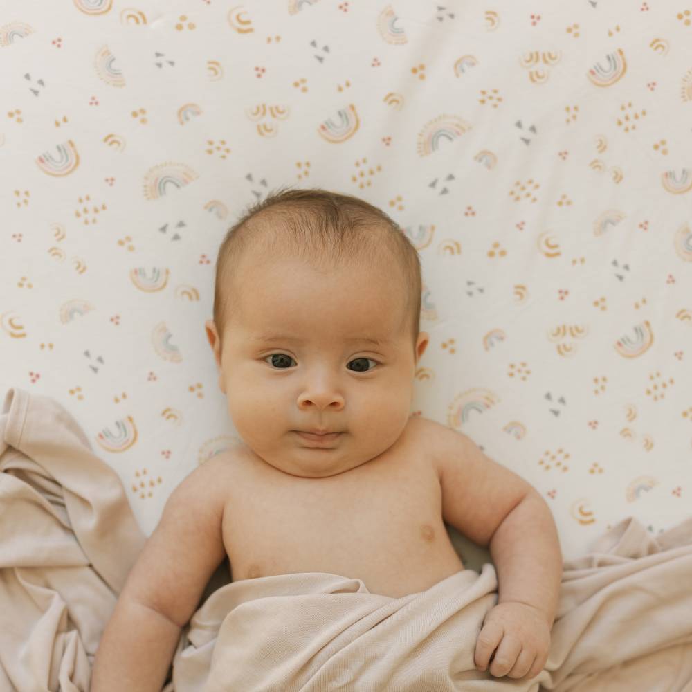 Little Unicorn Stretch Knit Fitted Cot Sheet - Clearance