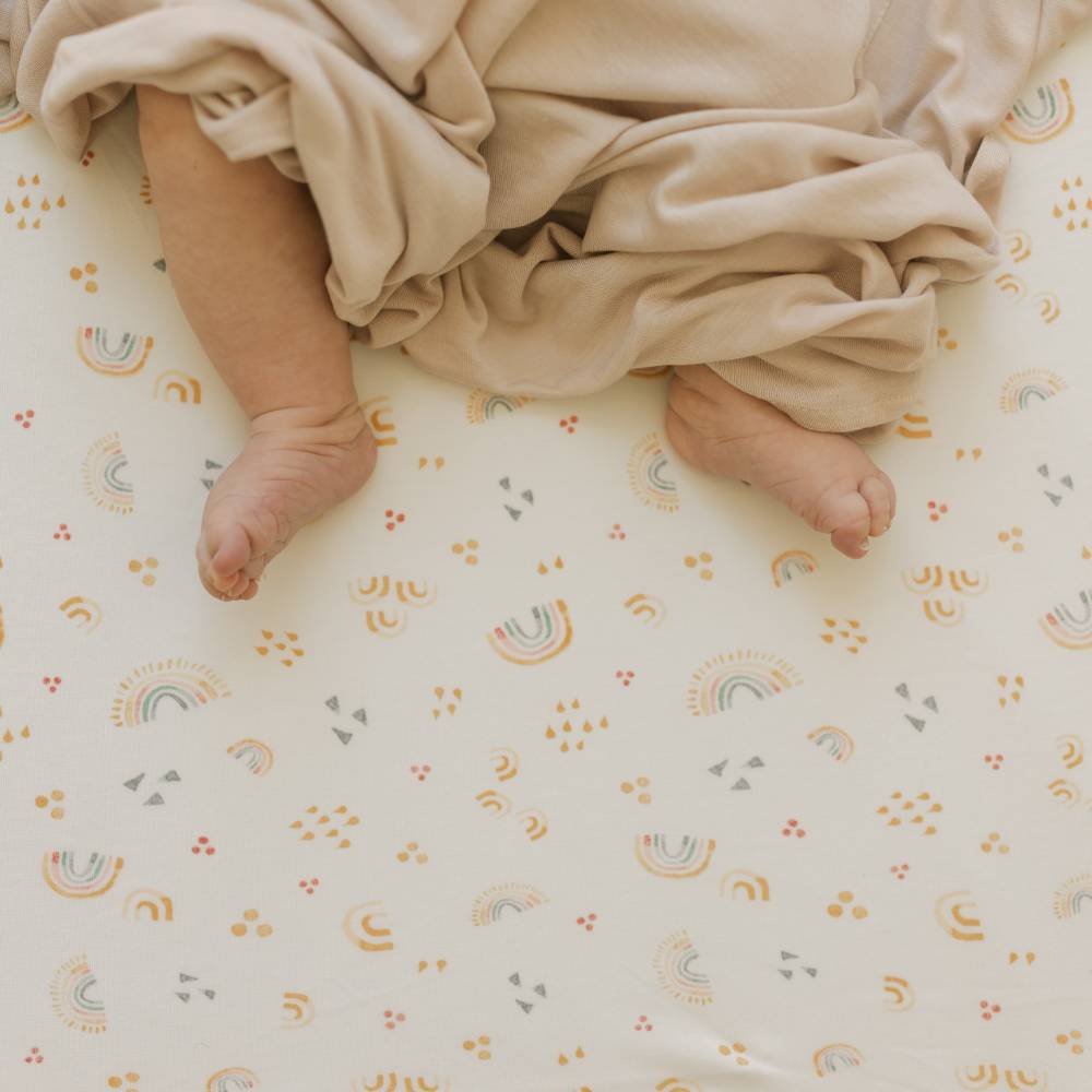 Little Unicorn Stretch Knit Fitted Cot Sheet - Clearance