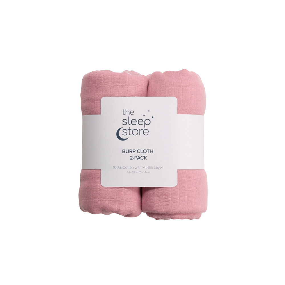 The Sleep Store Muslin Burp Cloth 2pk The Sleep Store Muslin Burp Cloth 2pk