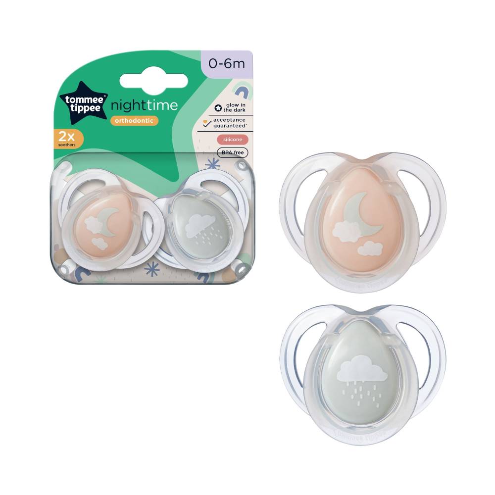 Tommee Tippee - Glow Night Soothers 2 Pack