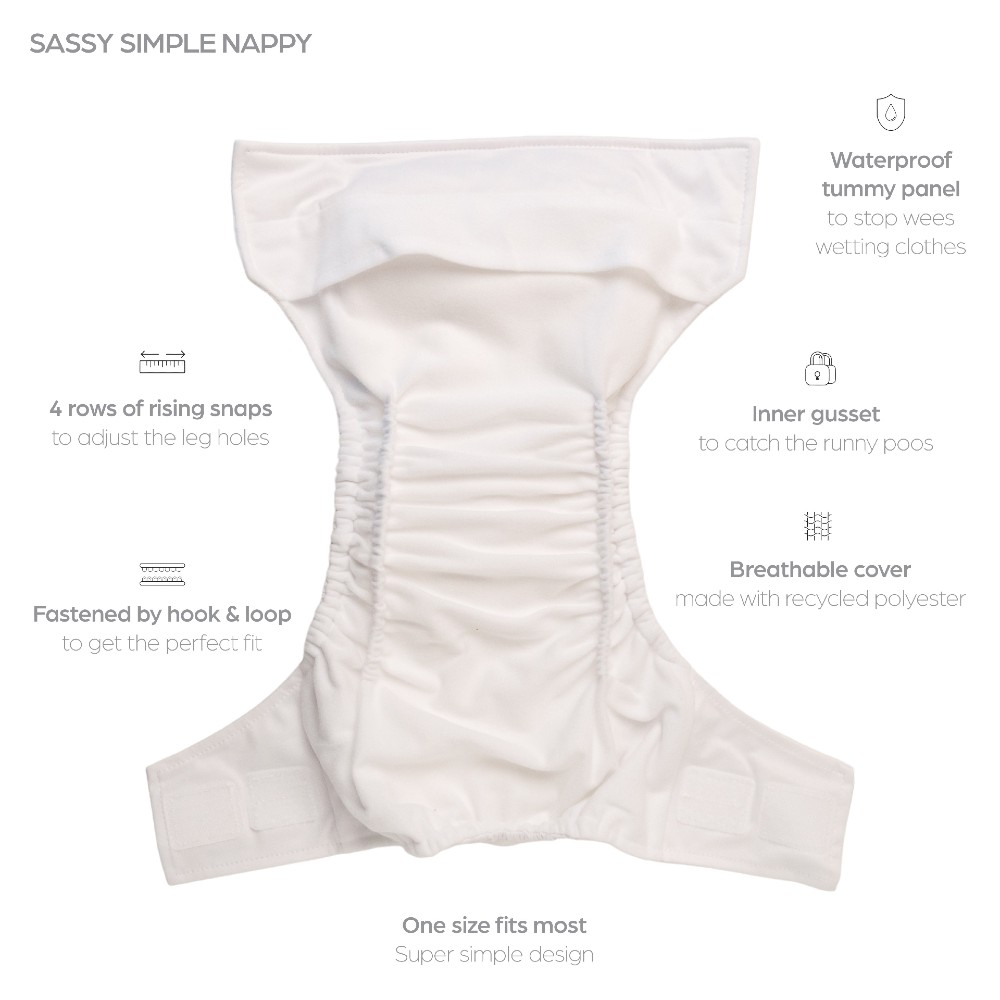 Nestling Simple Nappy Complete - Katherine Quinn Collection