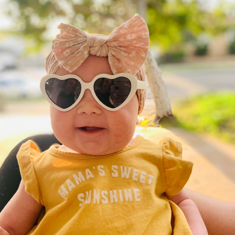 Ro.Sham.Bo Hearts Shades with Grey Lens - Baby