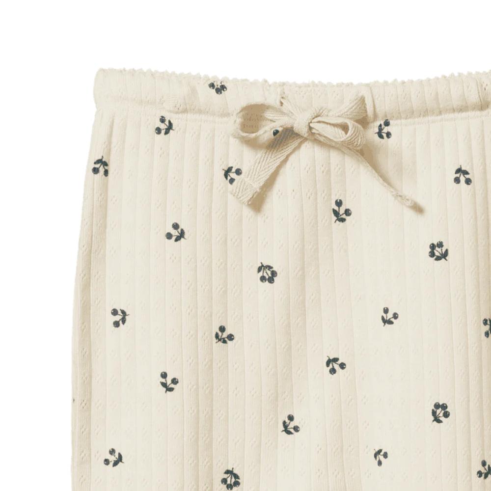 Nature Baby Pointelle Footed Romper