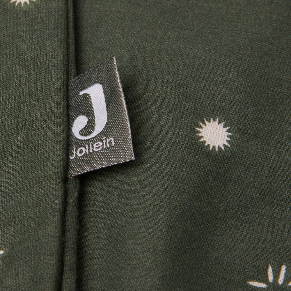 Jollein Duvet Cover Set Cot - Stargaze Leaf Green