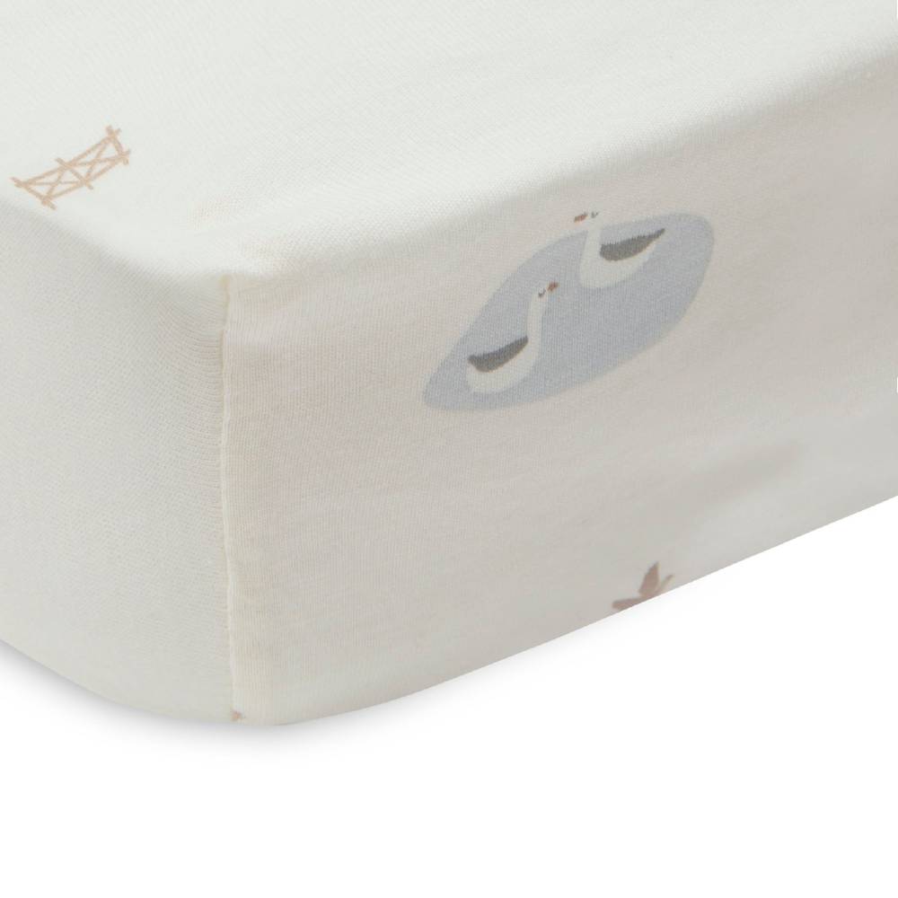 Jollein Fitted Jersey Bassinet Sheet - 40 x 80cm