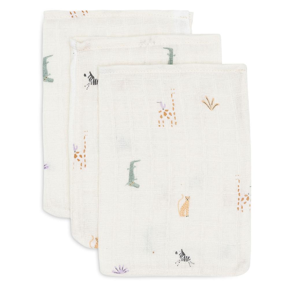 Jollein Muslin Washcloth 3 Pack