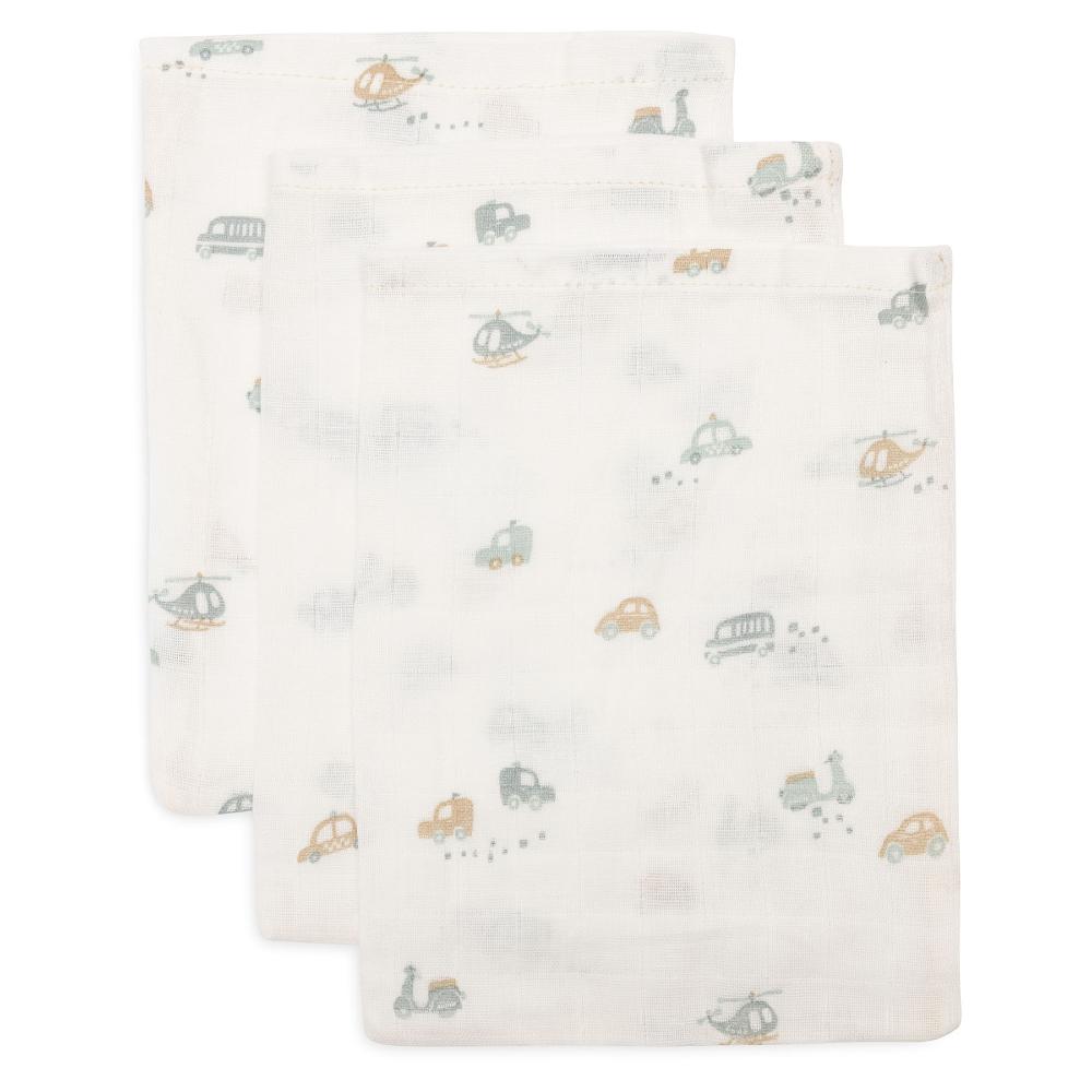 Jollein Muslin Washcloth 3 Pack