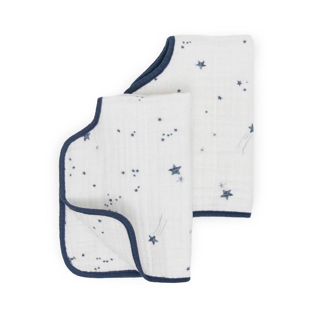 Little Unicorn Muslin Burp Cloth 2 Pack - Clearance