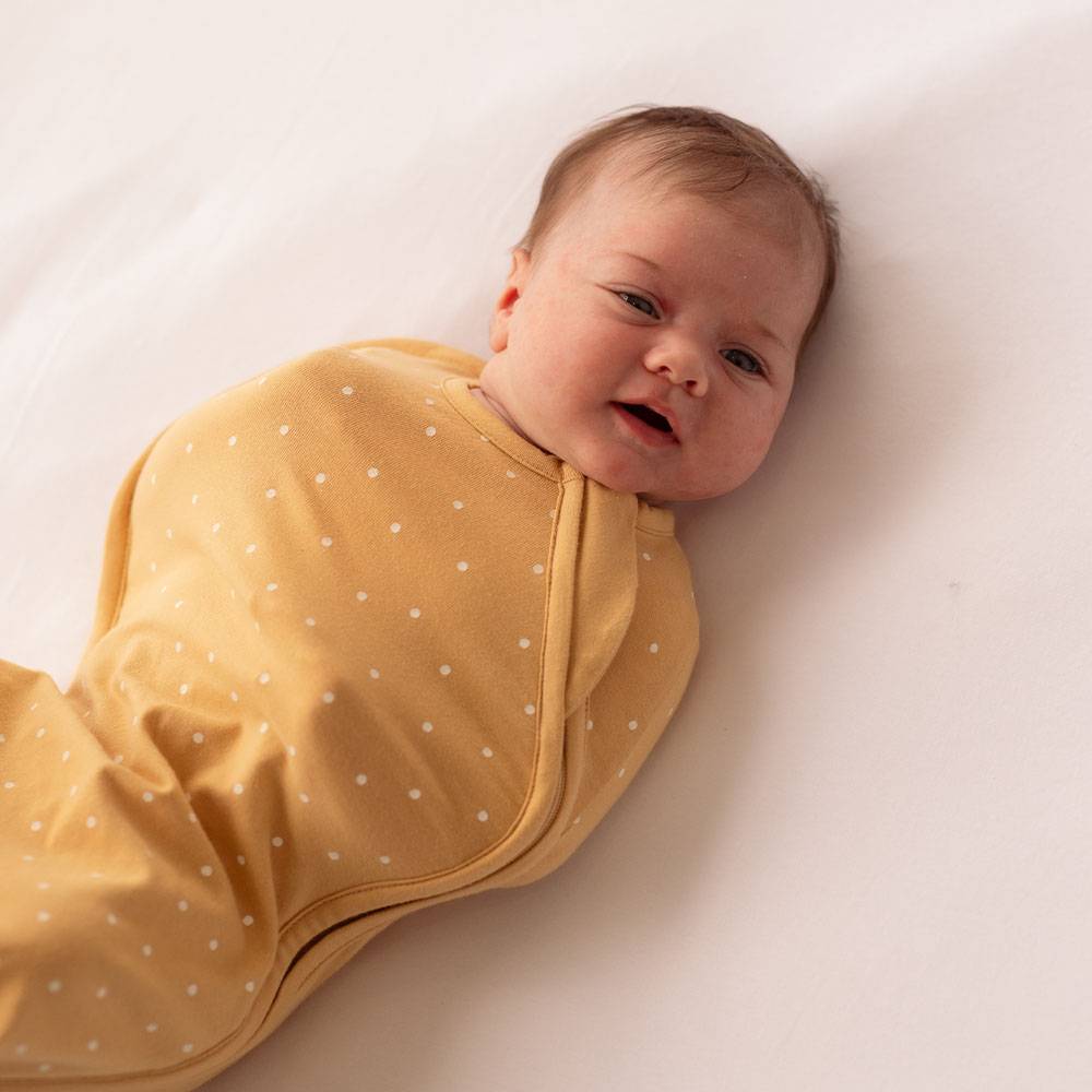 The Sleep Store Organic Cotton Fitted Zip Swaddle - Clearance