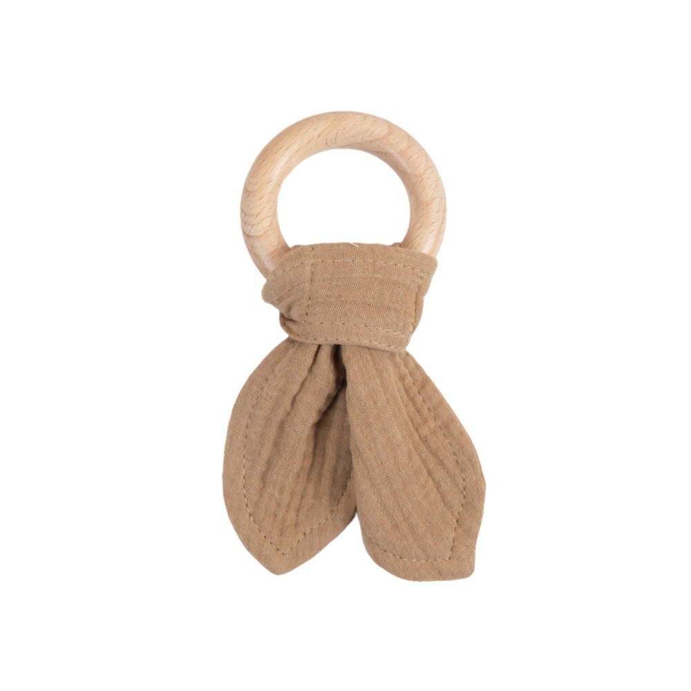 The Sleep Store Muslin & Wood Teether