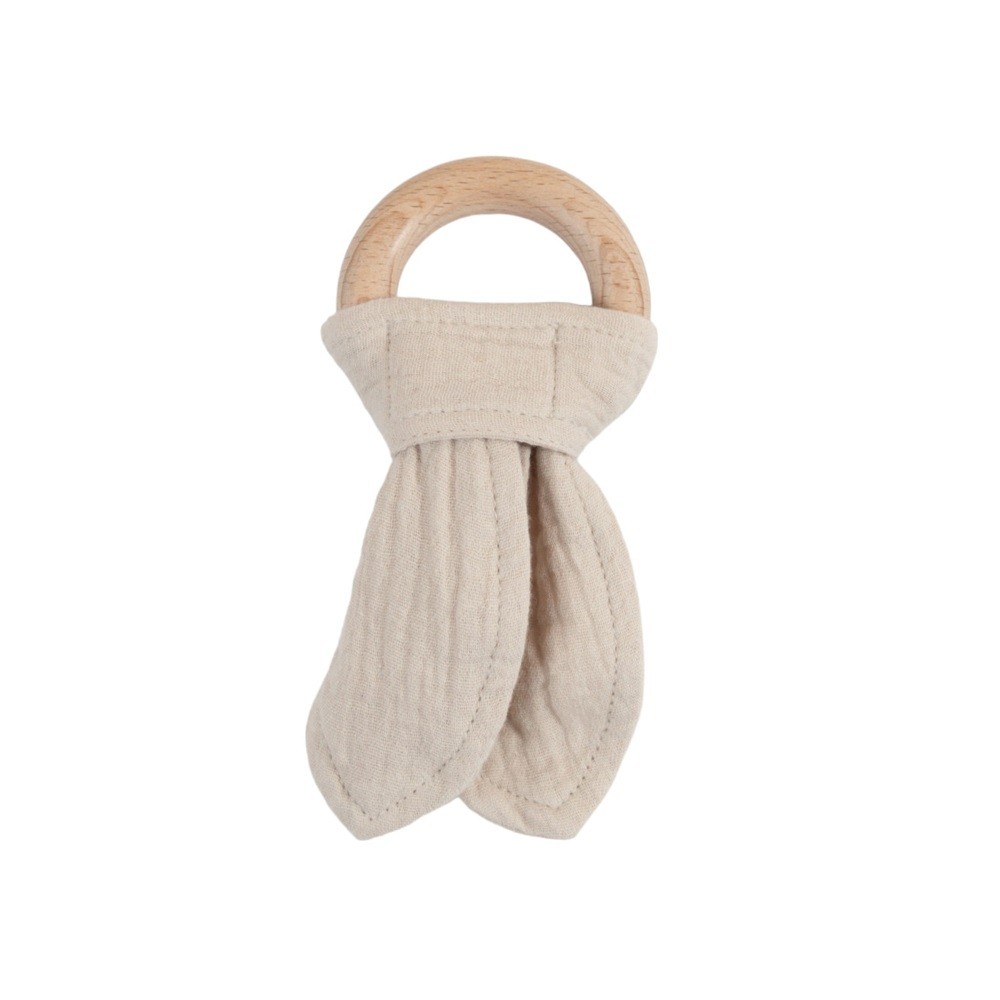 The Sleep Store Muslin & Wood Teether