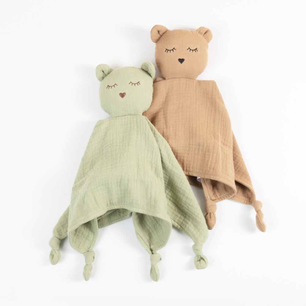 The Sleep Store Sleepy Bear Muslin Comforter