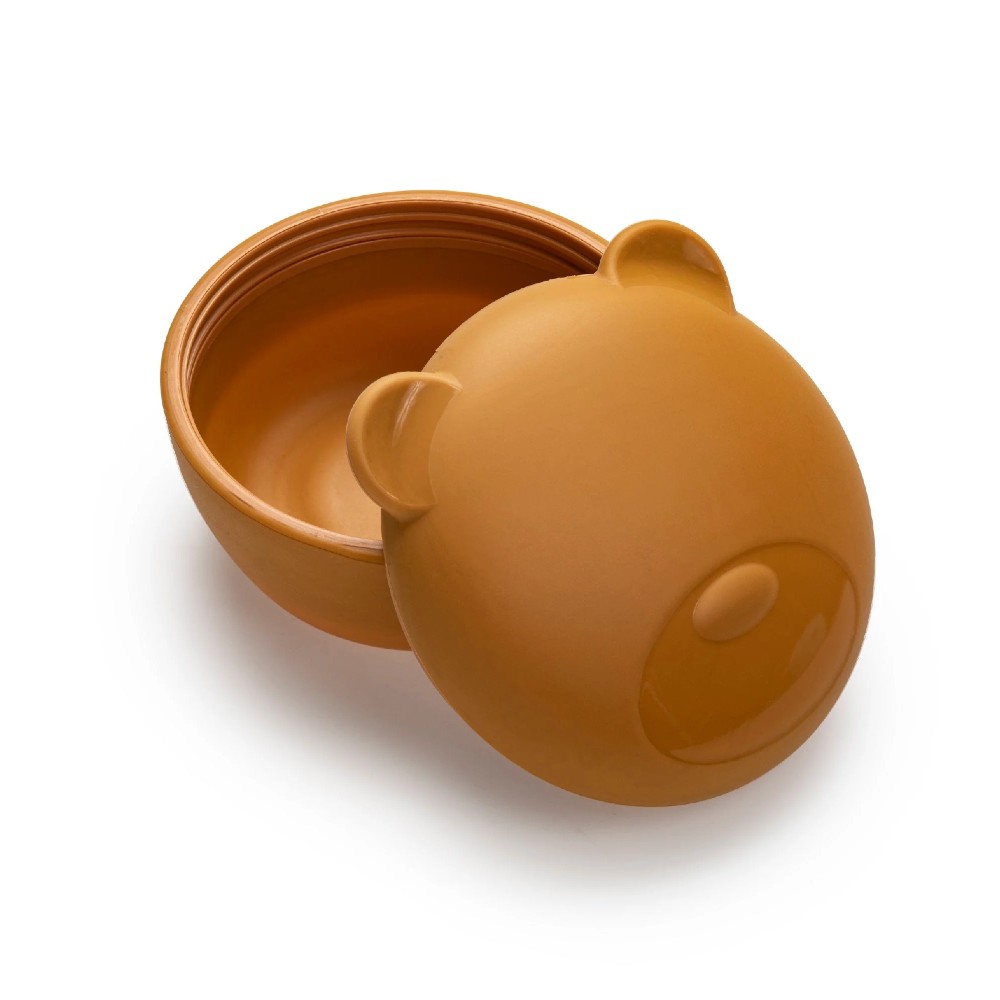 Melii Silicone Animal Bowl with Lid & Utensils