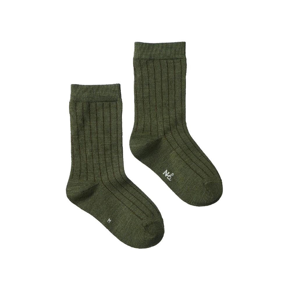 Nature Baby Organic Wool Rib Socks