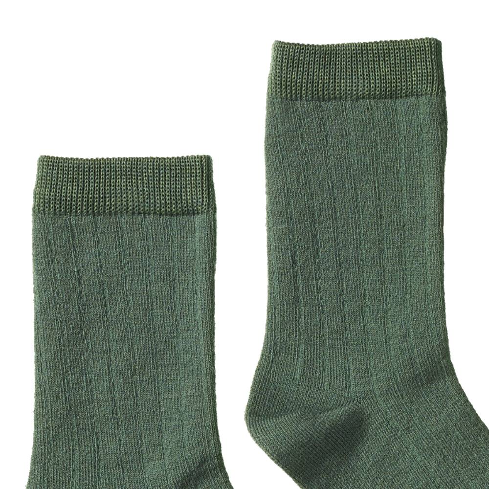 Nature Baby Organic Wool Rib Socks