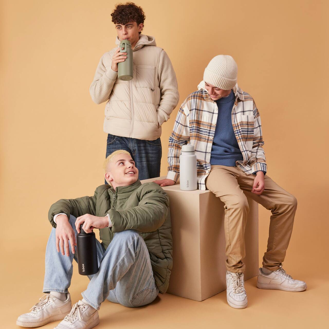 b.box Insulated Flip Top Drink Bottle - 1 Litre