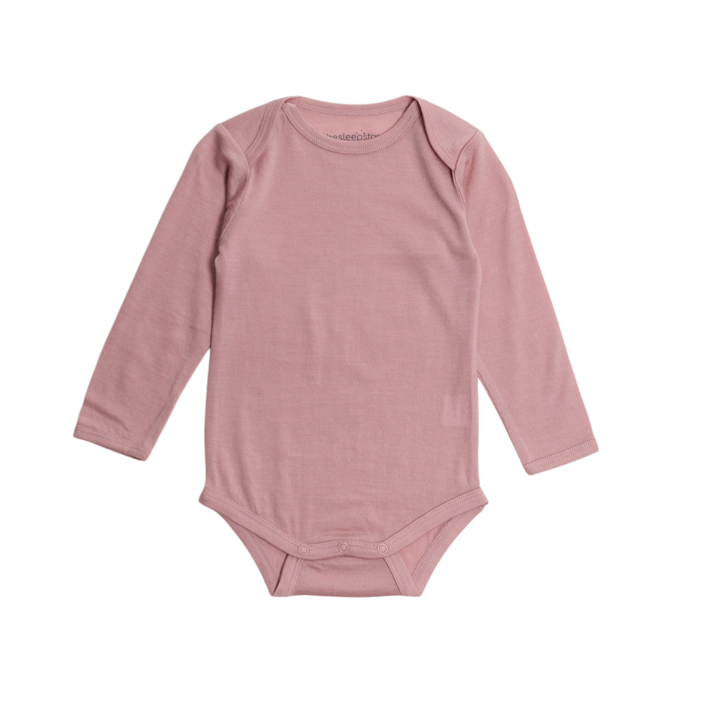 The Sleep Store All Seasons Merino/Tencel Long Sleeve Bodysuit - Newborn - 4 years