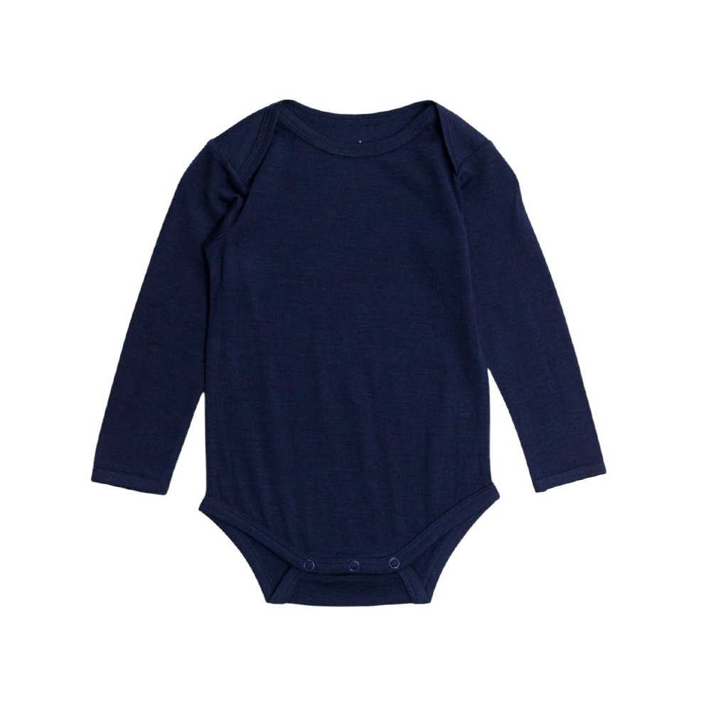 The Sleep Store All Seasons Merino/Tencel Long Sleeve Bodysuit - Newborn - 4 years