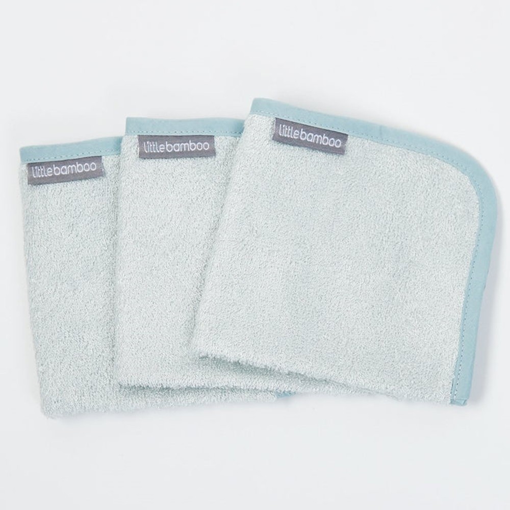 Little Bamboo - Towelling Washers 3 Pack - Clearance