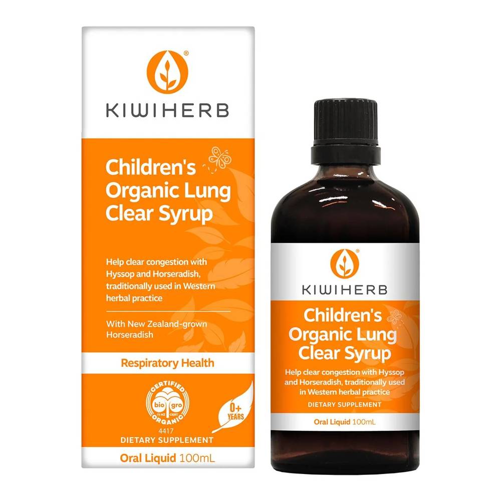 Kiwiherb (Orange) - Children's Organic Lung Clear Syrup