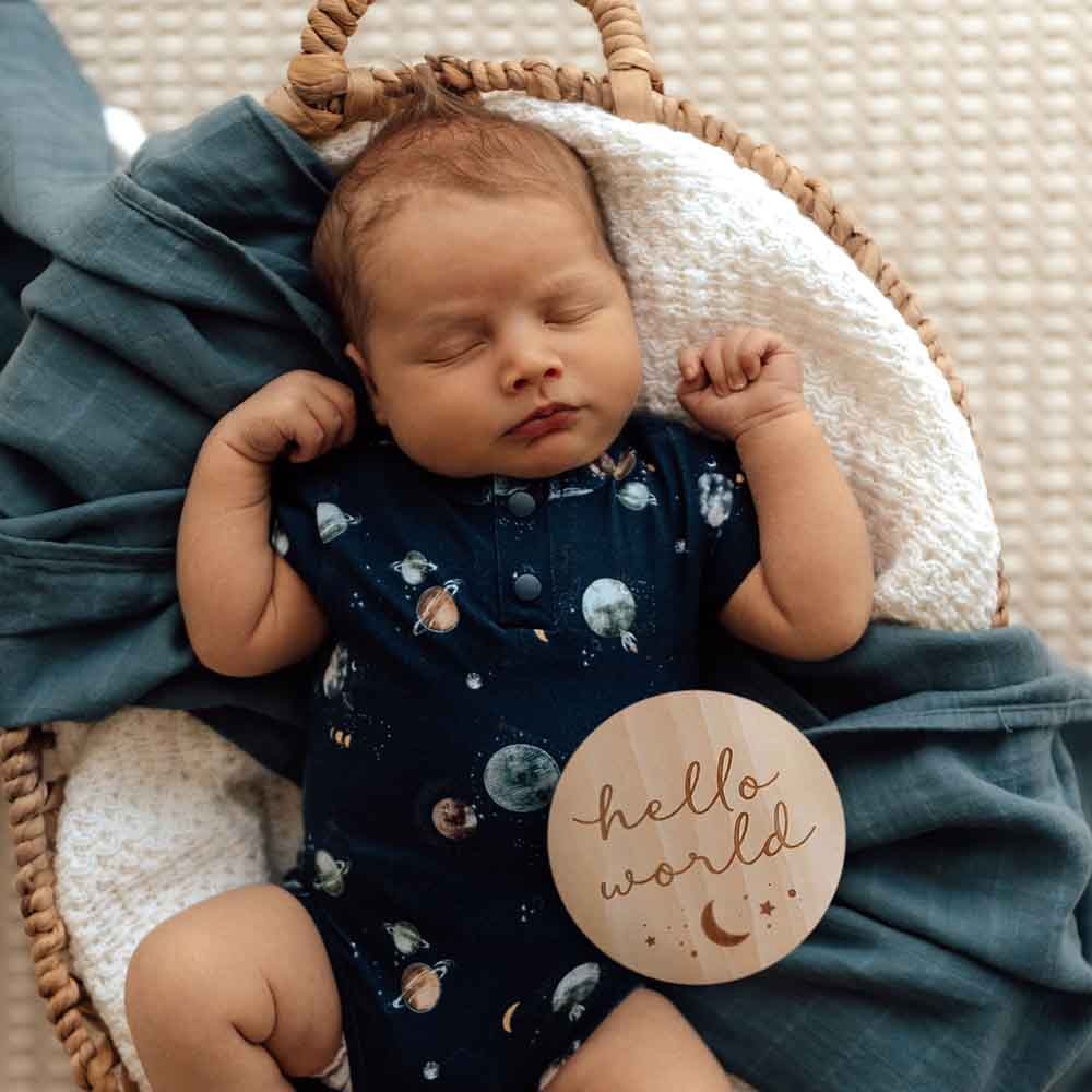 Snuggle Hunny Wooden Milestone Cards