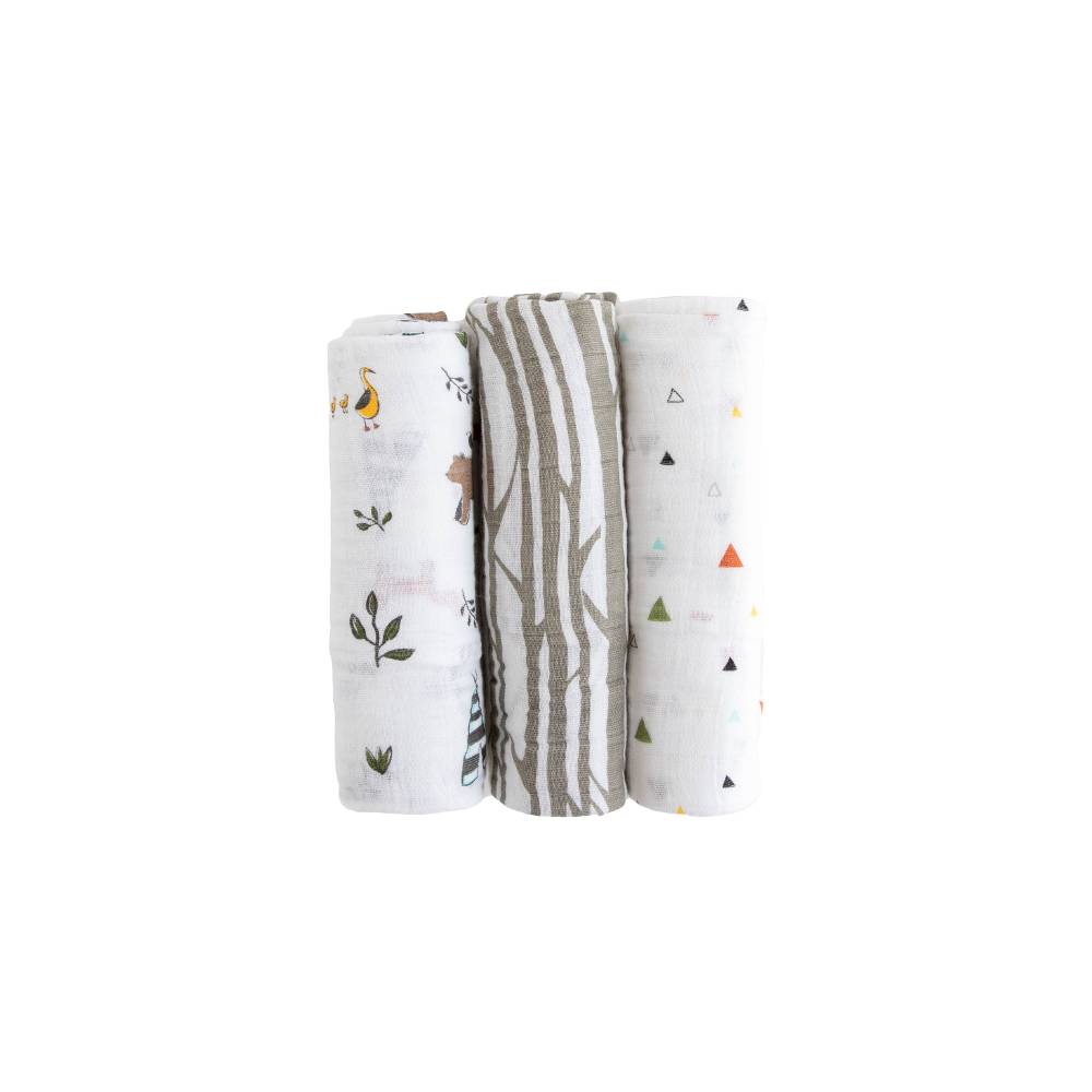 Little Unicorn Muslin Swaddle 3-pack - Discontinued packaging