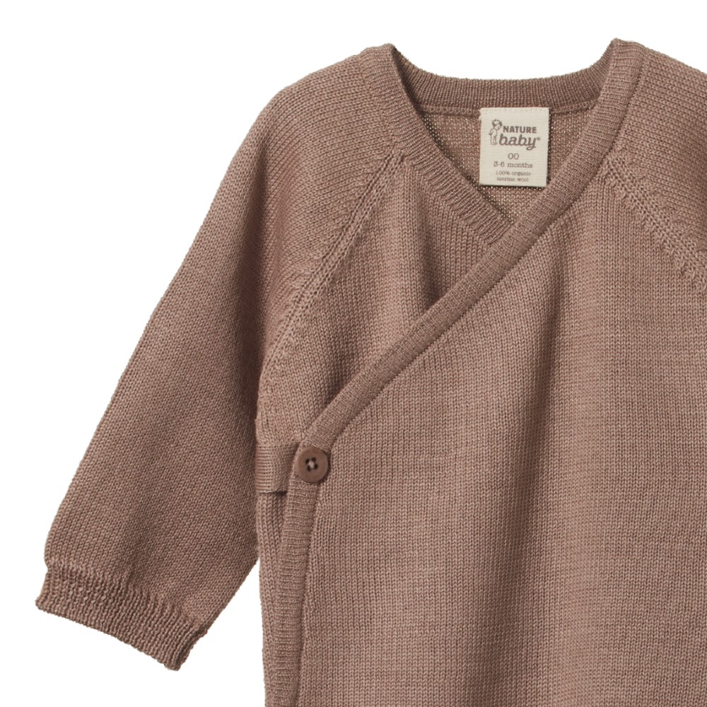 Nature Baby Merino Knit Kimono Jacket