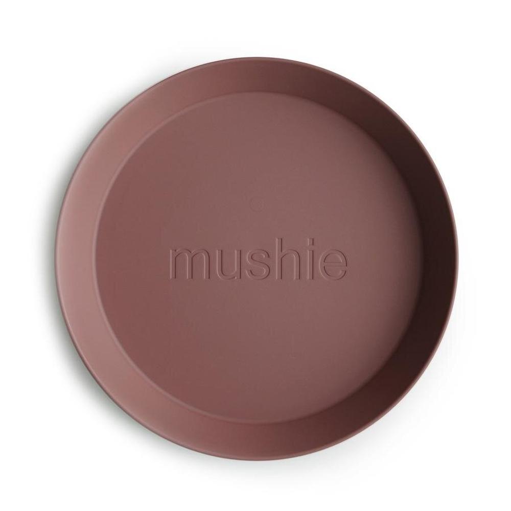 Mushie Dinnerware Round Plate 2pc