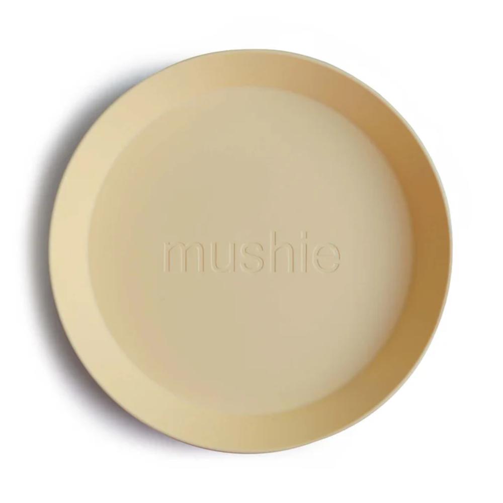 Mushie Dinnerware Round Plate 2pc