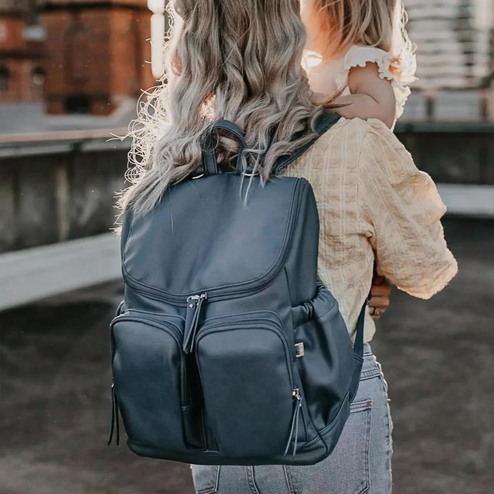 Oi Oi Vegan Leather Signature Nappy Backpack