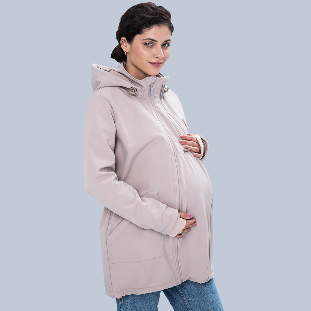 Love & Carry 4 in 1 Softshell Maternity Babywearing Jacket