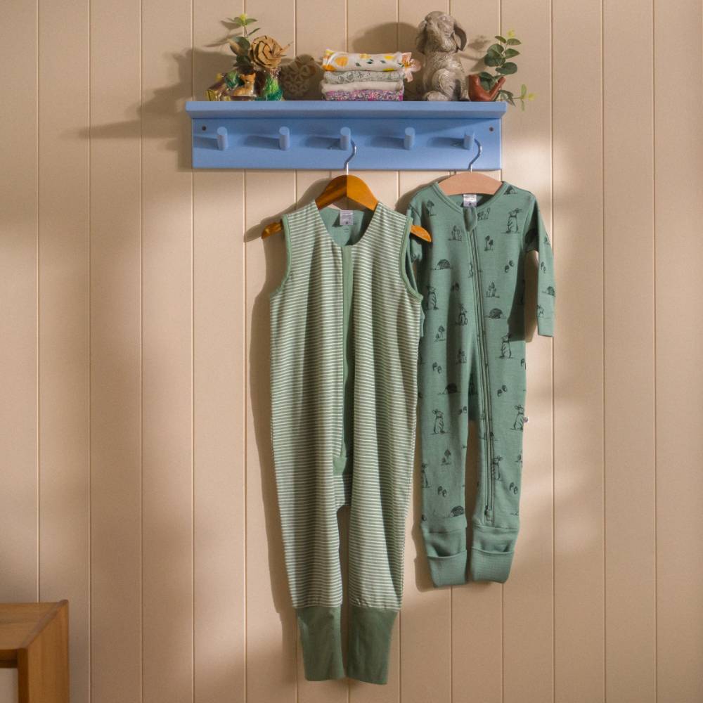 Premium Midweight Merino Zipsuit with Grippy Soles