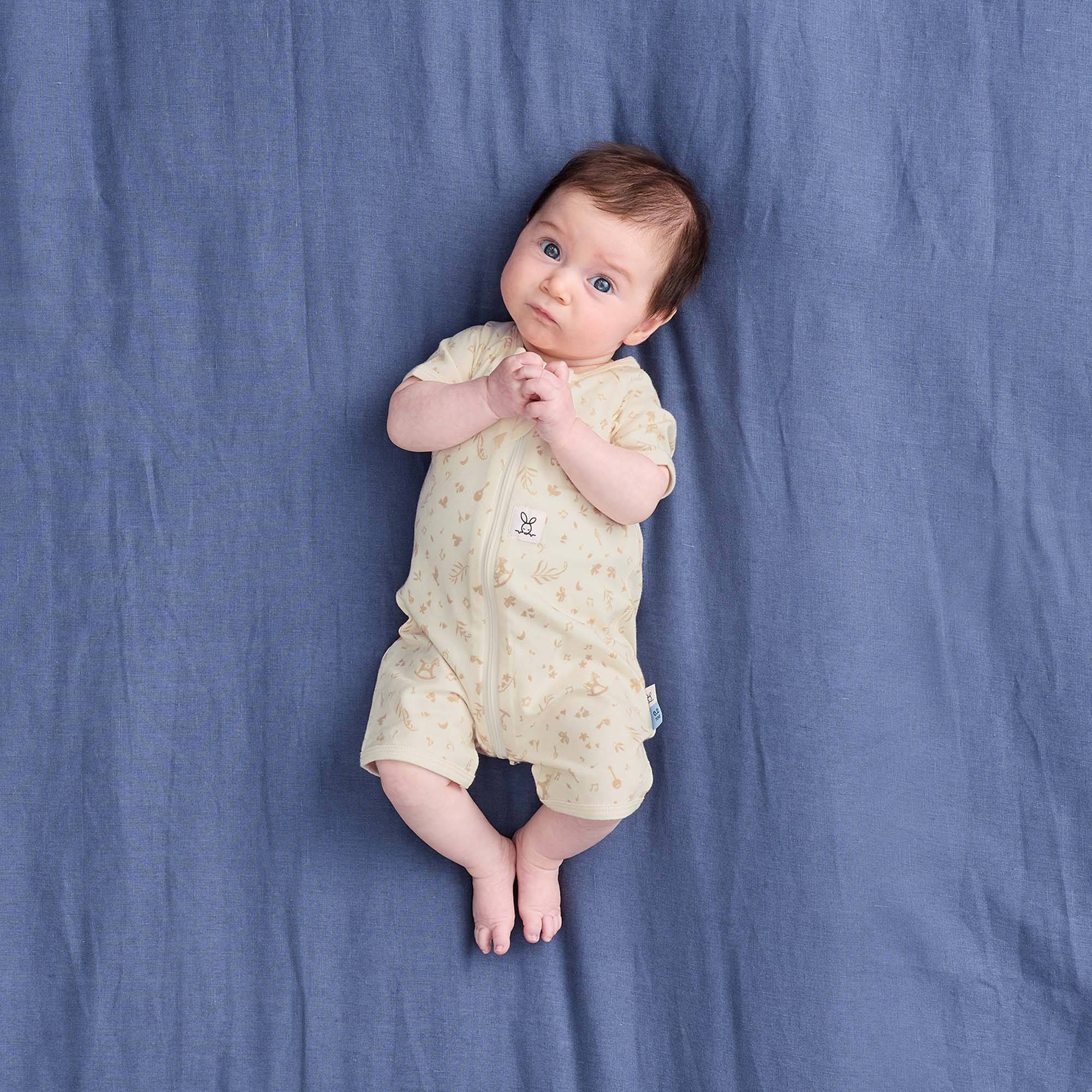ergoPouch 0.2 Tog Organic Cotton Short Sleeve Layers