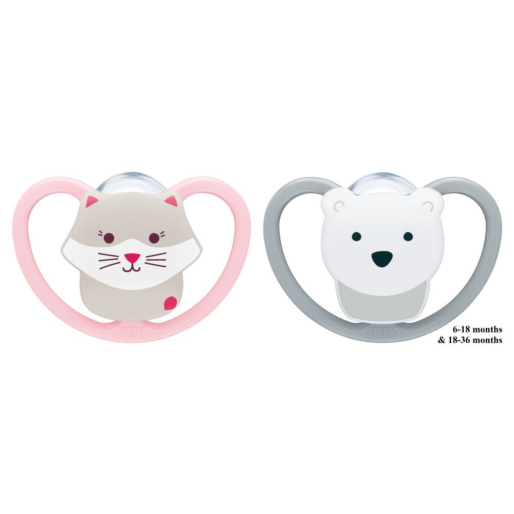 Nuk Space Soother 2 Pack
