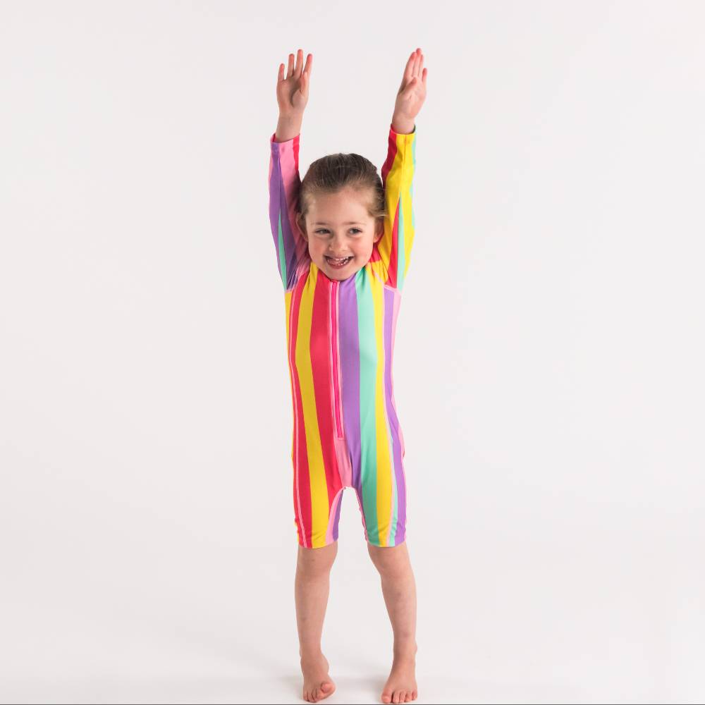 Neon by Nestling UPF50+ Shortie Swimmers - Big Kids