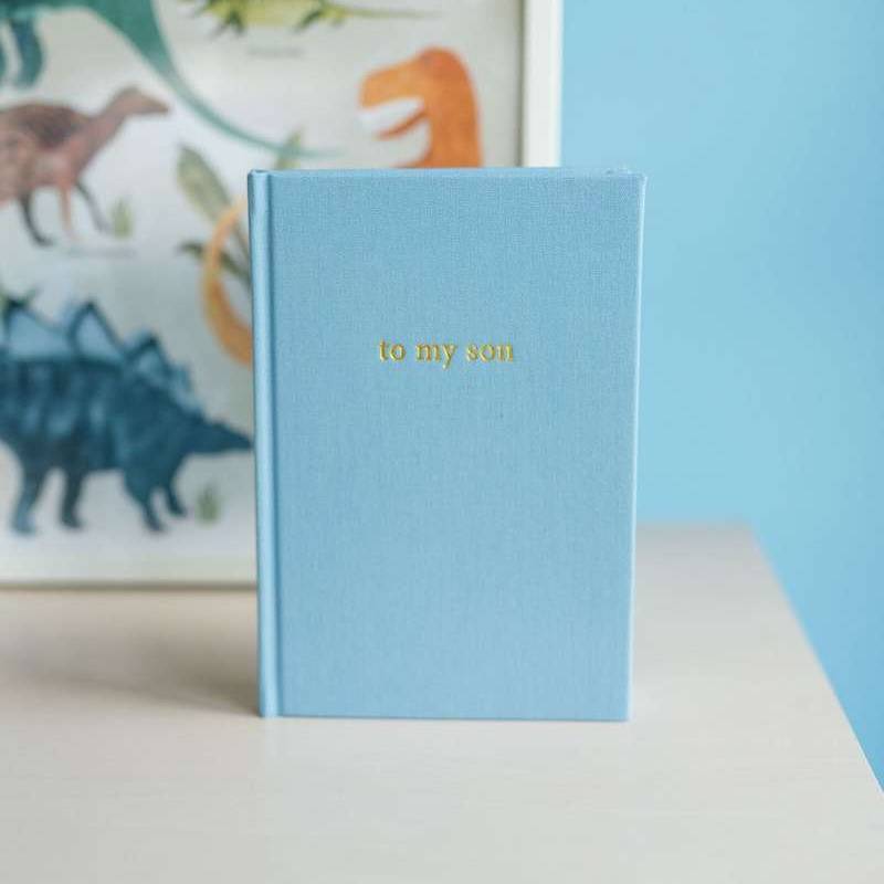 Forget Me Not Baby Journal - to my Son