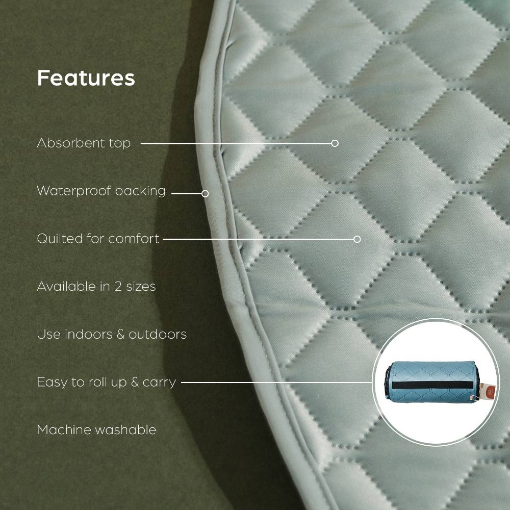 Nestling Medium Waterproof Quilted Play Mat